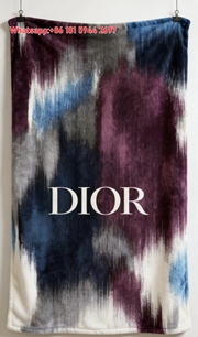 Dior Abstract Brushstroke Flannel Throw Blanket Sofa Cover D394